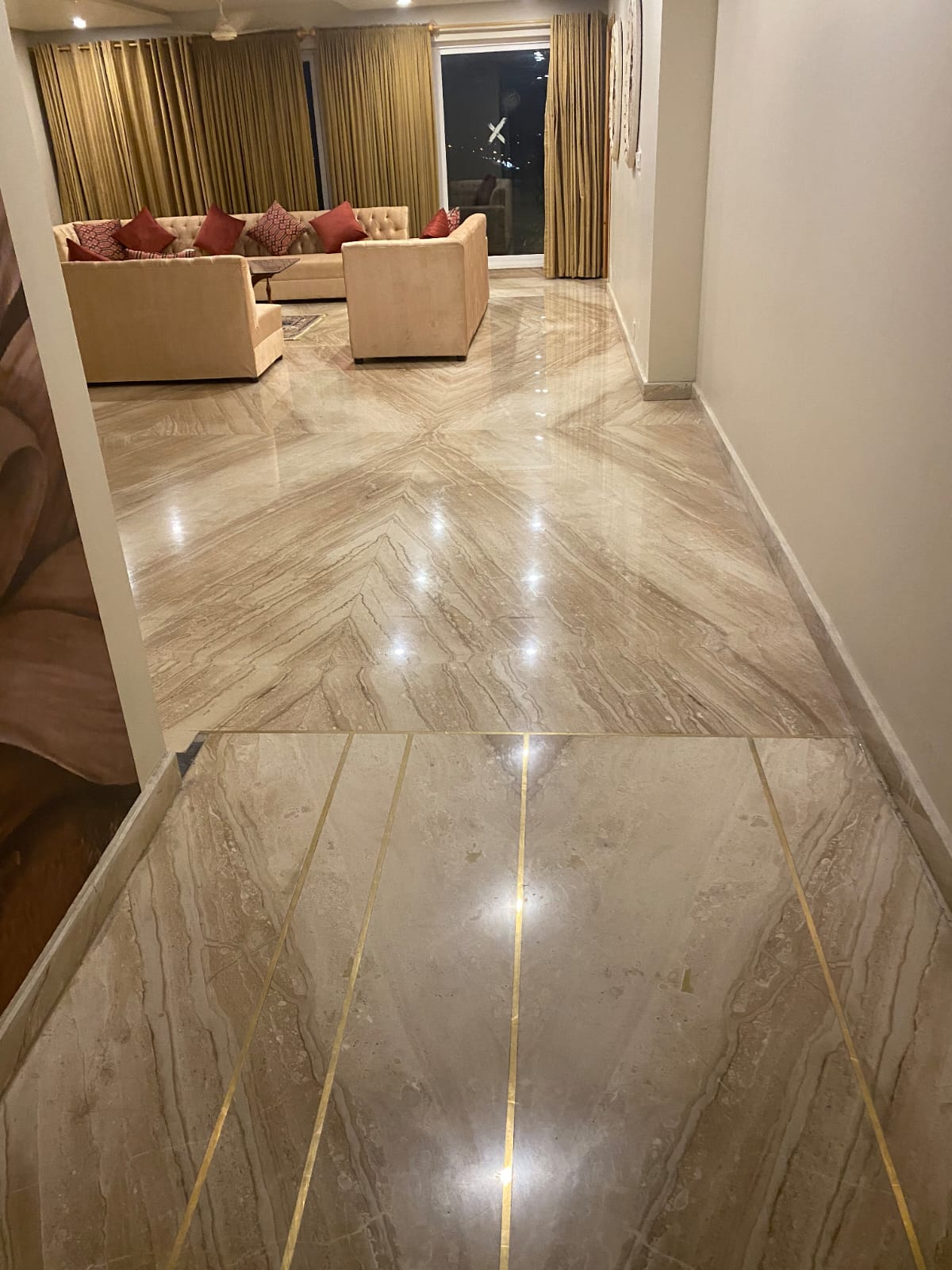 IGM granite installation