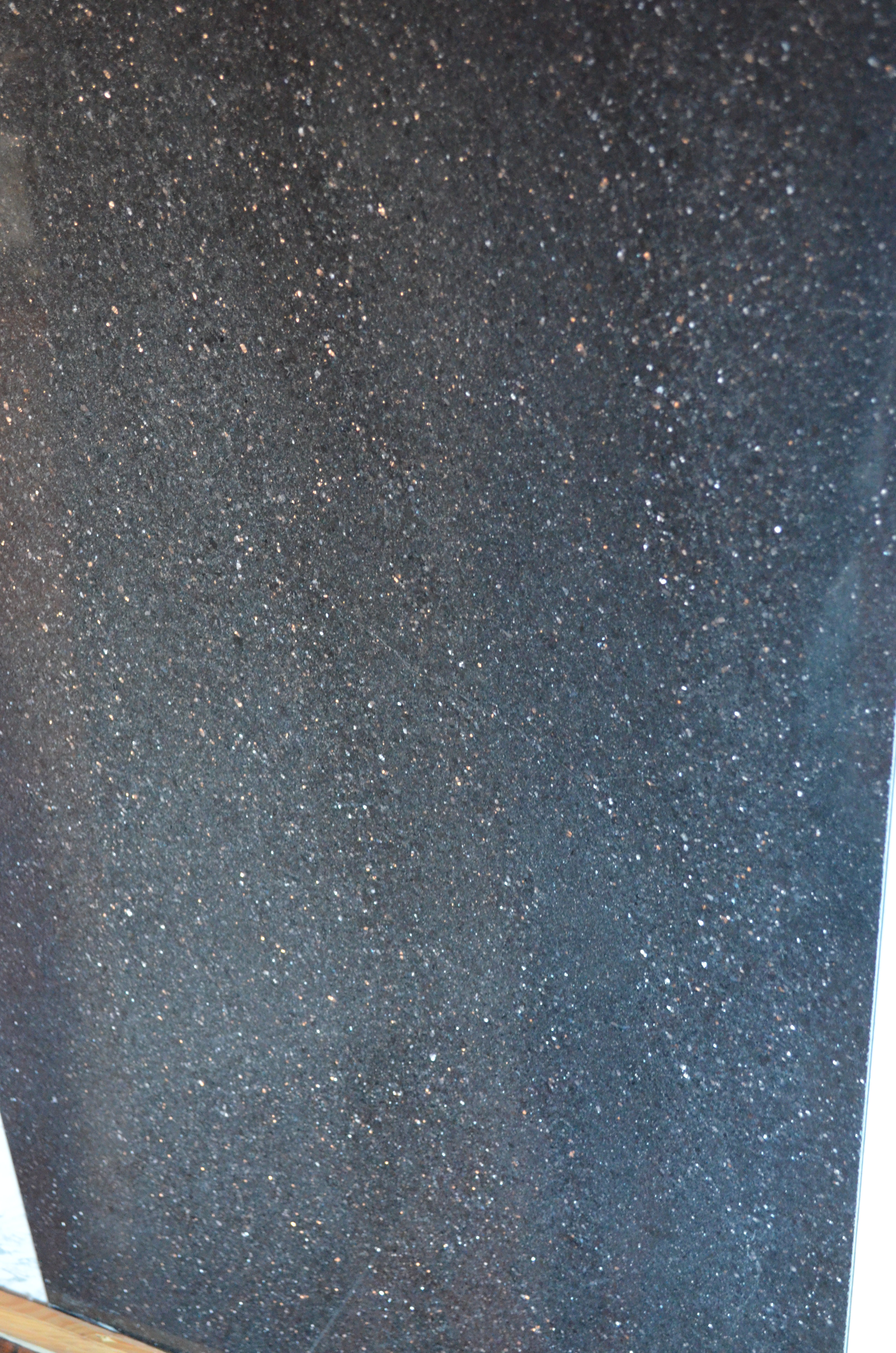 Galaxy Black granite with silver flecks