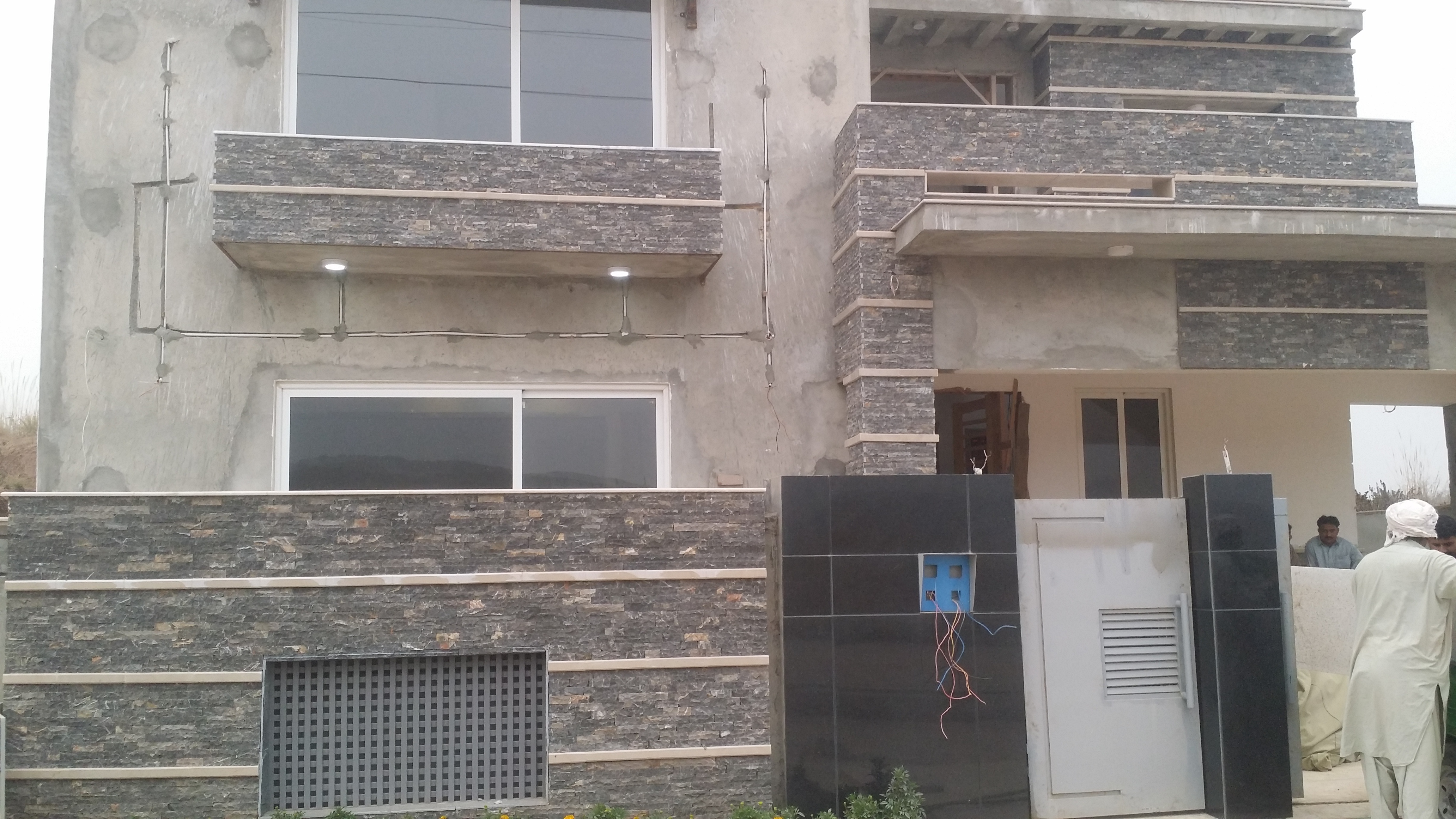 Future World School marble flooring and elevation