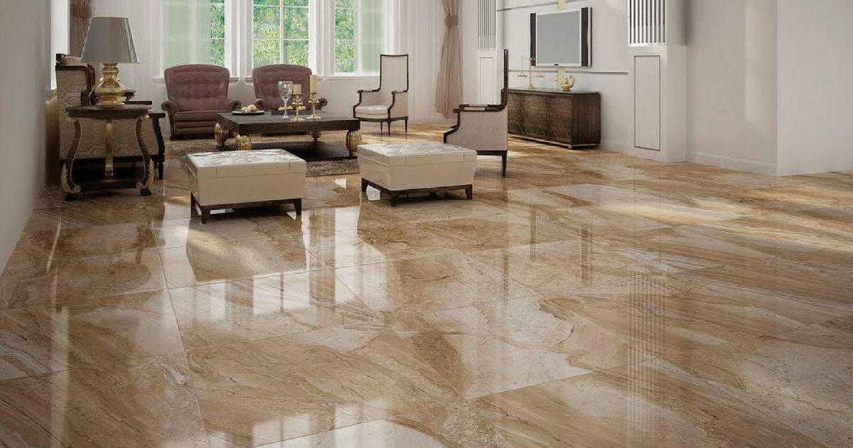 Premium marble installation in luxury space